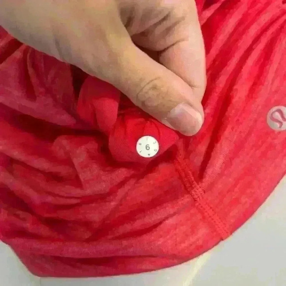 Lululemon Work The Circuit Tank Heathered Lush Coral Workout Top With Sports Bra - Picture 14 of 14